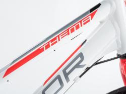 Author Thema 2023-24 stříbrné-matné/fialové dámské krosové kolo + výbava zdarma