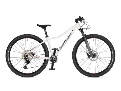 Author Traction ASL 2025 bílá/stříbrná/červená dámské MTB kolo