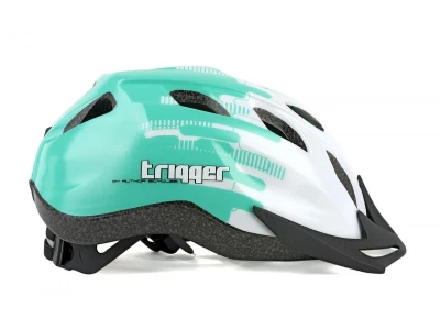 Author Trigger Inmold (174 bílá/zelená) dětská přilba POUZE 52-56cm (VÝPRODEJ)
