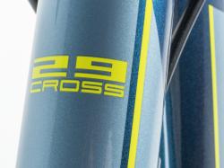 Author Vertigo 2023-24 stříbrná-matná/černá/zelená krosové kolo + výbava zdarma