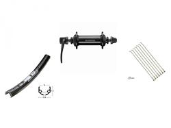 Author Zapletené koleso predné SH HB TX RU (čierna/strieborná)