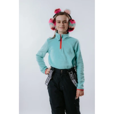 Authority Kids F-LAURA_mint dívčí lyžařská fleecová mikina