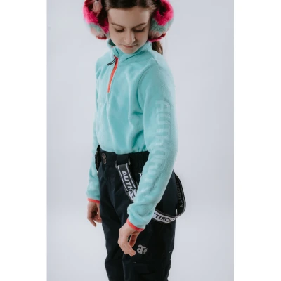Authority Kids F-LAURA_mint dívčí lyžařská fleecová mikina