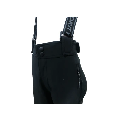 Authority NUSKO K Black dětské softshellové kalhoty