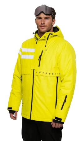 Authority SJ-ATENTION neon green lyžařská bunda