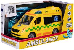 Auto ambulance česká CZ design na setrvačník na baterie Světlo Zvuk