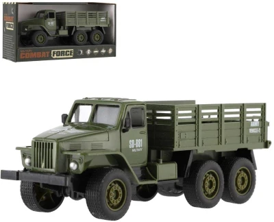 Auto army vojenské nákladní plastové 17cm volný chod