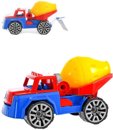 Auto barevné stavební 30cm domíchávač betonu funkční volný chod na písek