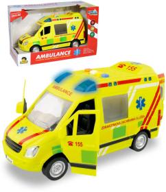 Auto City Collection česká ambulance sanitka na setrvačník na baterie CZ Světlo Zvuk Auto City Collection česká ambulance sanitka na setrvačník na baterie CZ Světlo Zvuk