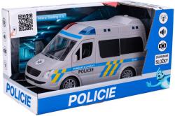 Auto dodávka česká policie CZ design na setrvačník na baterie Světlo Zvuk