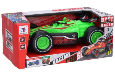 Auto závodní formule na setrvačník na baterie Světlo Zvuk 4 barvy