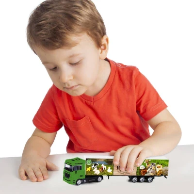 Auto kamion exkluzivní plyš kov/plast