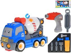 Auto míchačka šroubovací montážní set se šroubovákem a doplňky na baterie