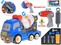 Auto míchačka šroubovací montážní set se šroubovákem a doplňky na baterie