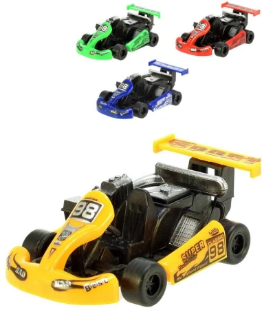 Auto motokára Turbo Racers driftovací 9cm 4 barvy plast Auto motokára Turbo Racers driftovací 9cm 4 barvy plast