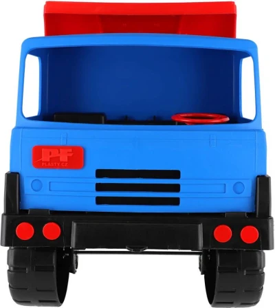 Auto nákladní T815 sklápěčka s korbou na písek 73cm červeno/modrá