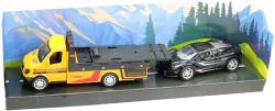 Auto odtahová služba zpětný chod City Collection set s autíčkem 4 druhy kov