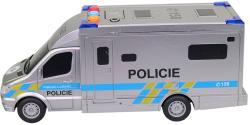 Auto policejní dodávka česká Policie na baterie Světlo Zvuk CZ plast
