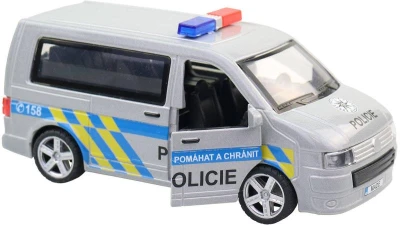 Auto policejní dodávka kovová Česká Policie CZ na baterie Světlo Zvuk