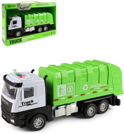Auto popeláři zelené na setrvačník na baterie Světlo Zvuk Auto popeláři zelené na setrvačník na baterie Světlo Zvuk