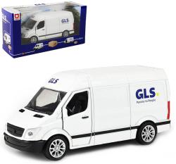 Auto přeprava zásilek GLS 12cm kovová dodávka zpětný chod