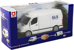 Auto přeprava zásilek GLS 12cm kovová dodávka zpětný chod