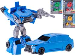 Auto/robot 2v1 transrobot plastový s premenou so zbraňou 4 druhy