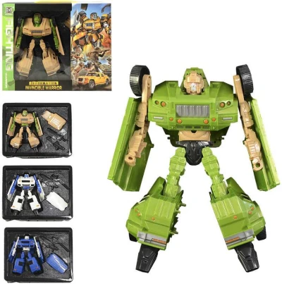 Auto robot s transformáciou 19cm transrobot set s doplnkami plast 4 druhy Auto robot s transformáciou 19cm transrobot set s doplnkami plast 4 druhy