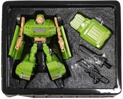 Auto robot s transformací 19cm transrobot set s doplňky plast 4 druhy