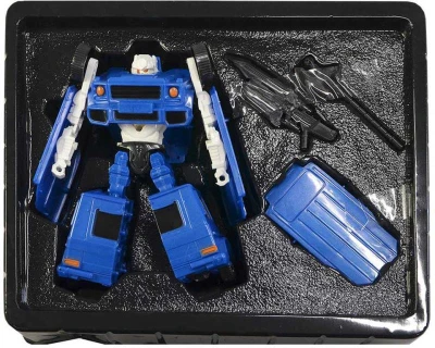 Auto robot s transformáciou 19cm transrobot set s doplnkami plast 4 druhy