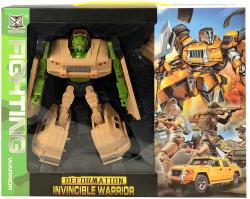 Auto robot s transformací 19cm transrobot set s doplňky plast 4 druhy