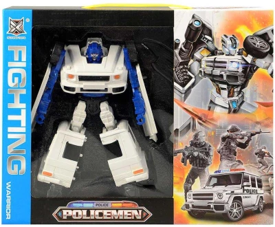 Auto robot s transformáciou 19cm transrobot set s doplnkami plast 4 druhy