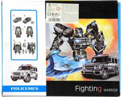 Auto robot s transformací 19cm transrobot set s doplňky plast 4 druhy