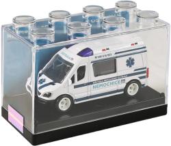 Auto sanitka Ostrava kovová ambulance volný chod v plastovém boxu