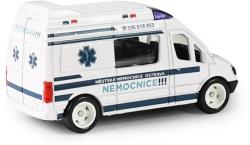 Auto sanitka Ostrava kovová ambulance volný chod v plastovém boxu