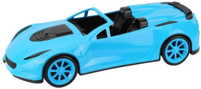 Auto sportovní kabriolet 39cm volný chod 3 barvy v síťce plast