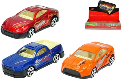 Auto sportovní model 7cm kovové různé druhy s grafikou Auto sportovní model 7cm kovové různé druhy s grafikou