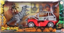 Auto terénní herní set dinosaurus s figurkou a doplňky plast