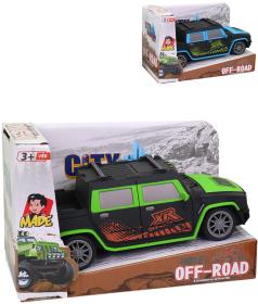 Auto terénní off-road 15cm plastový na setrvačník 2 barvy