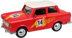 Auto Trabant kovový 12cm červený retro bourák 1:32 v krabici