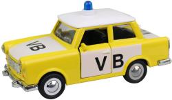 Auto Trabant policejní kovový retro bourák vébéčko model Policie VB