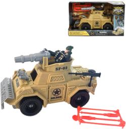Auto vojenské bojové army vozidlo set s figurkou a doplňky plast Auto vojenské bojové army vozidlo set s figurkou a doplňky plast