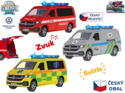 Auto Volkswagen záchranné složky zpětný chod na baterie Světlo Zvuk 3 druhy kov