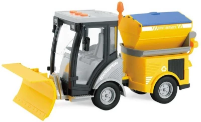 Auto vůz odklízecí na sníh 25cm na setrvačník na baterie Světlo Zvuk