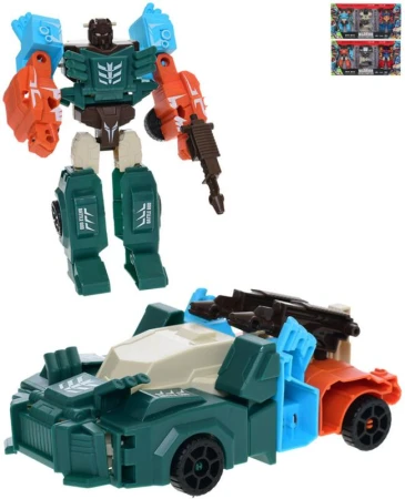 Auto závodný/robot Deformation Warrior transrobot set 2ks s doplnkami 3 farby Auto závodný/robot Deformation Warrior transrobot set 2ks s doplnkami 3 farby