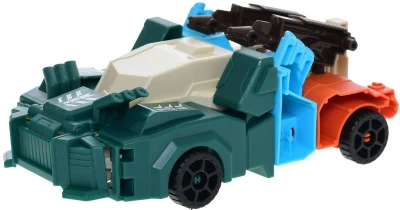 Auto závodný/robot Deformation Warrior transrobot set 2ks s doplnkami 3 farby