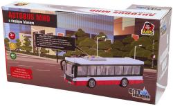 Autobus česká MHD hlásí zastávky na baterie Světlo Zvuk CZ plast