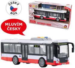 Autobus česká MHD hlásí zastávky na baterie Světlo Zvuk CZ plast