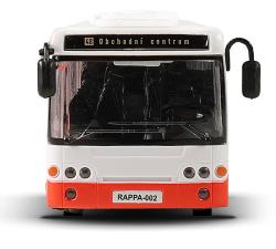 Autobus hlásí zastávky MHD Červený zpětný chod na baterie Světlo Zvuk CZ