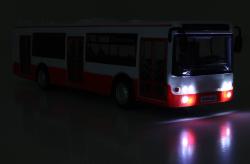 Autobus hlásí zastávky MHD Červený zpětný chod na baterie Světlo Zvuk CZ